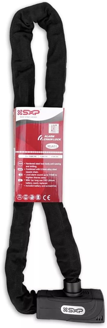 SXP Alarm Fietsslot ART2-120cm
