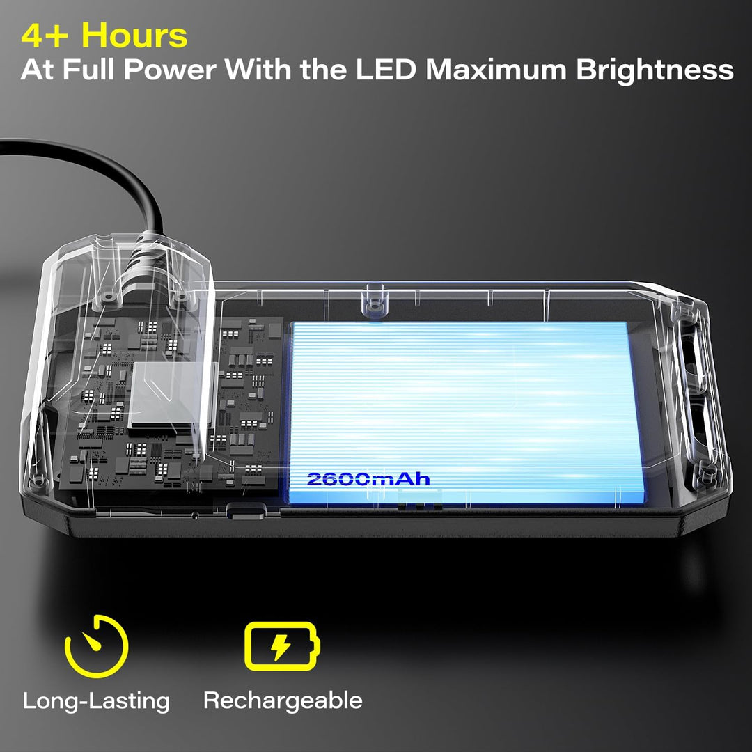 Endoskopkamera mit Licht, 8mm IP67 wasserdichte Inspektionskamera, 4,3 Zoll IPS Bildschirm, 1080P HD