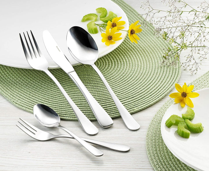 Esmeyer 156-081 Besteck-Set Sylvia aus Edelstahl 18/0 poliert 30-teilig, Silberfarben Tafelbesteck 3
