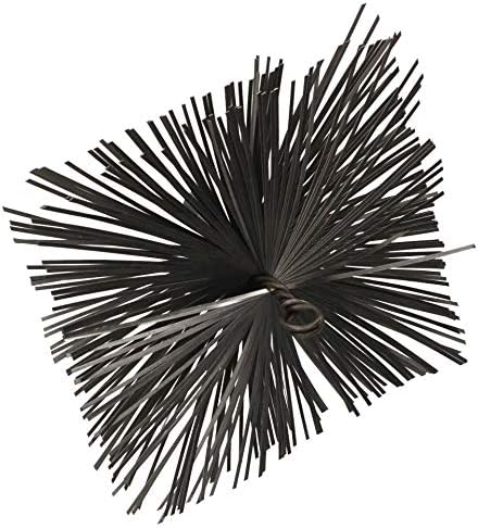 KOTARBAU Schornsteinbesen 160 x 160 mm Aus Federstahl Eckig Kaminbesen Russbesen Kaminbürste Kaminre