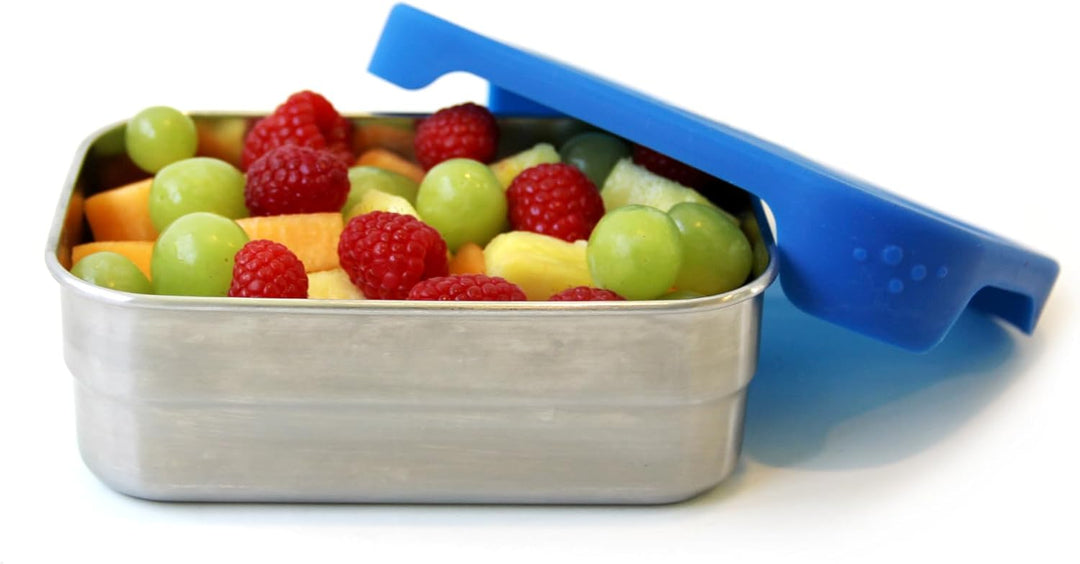 ECOlunchbox Blue Water Bento| Splash Box, Edelstahldose mit Silikondeckel | Lunchbox | Brotdose | Be