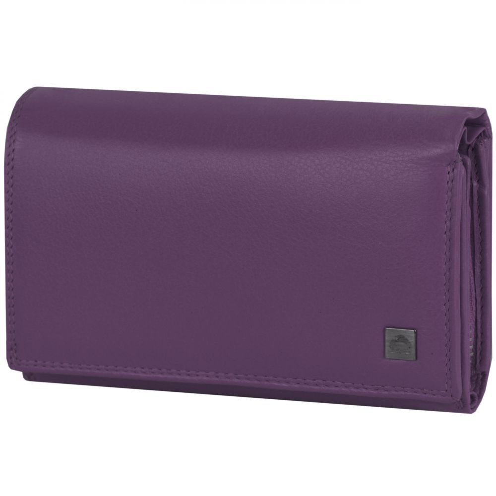 Greenburry Spongy Geldbörse Leder 15,5 cm, Purple, one size