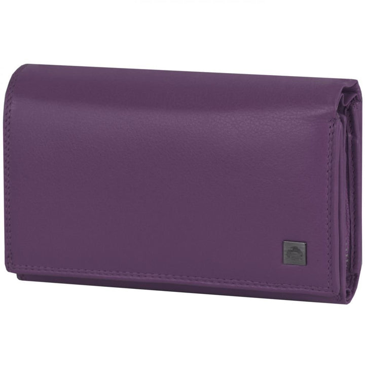 Greenburry Spongy Geldbörse Leder 15,5 cm, Purple, one size