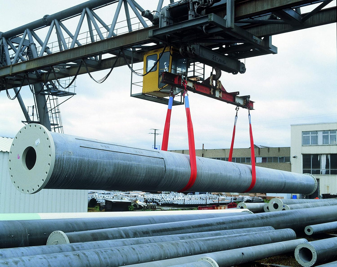 Braun GmbH Braun 30012HB Hebeband 3000 kg Tragkraft, 1 m Länge mit verstärkten Endschlaufen, gelb, 1