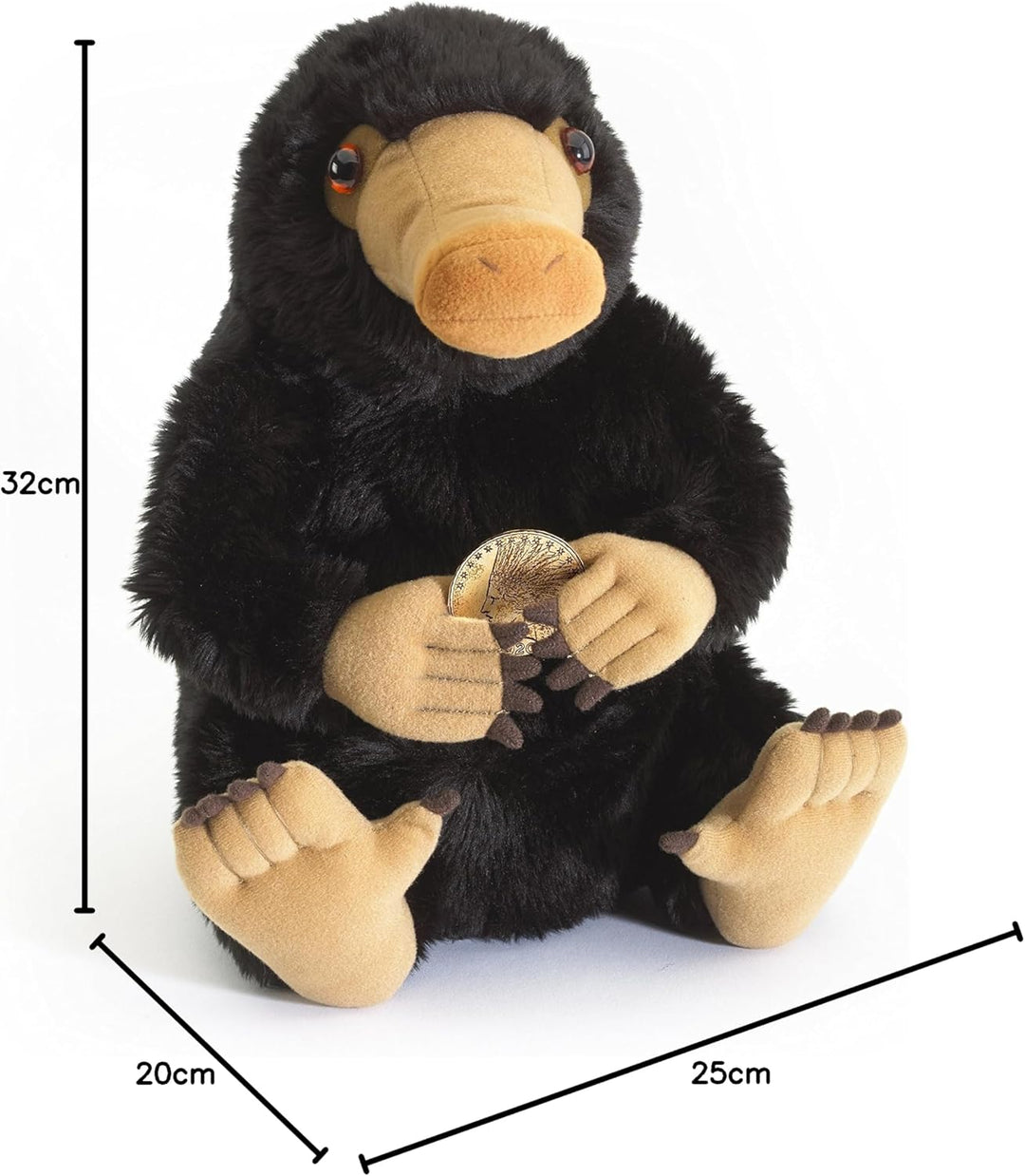 The Noble Collection Fantastic Beasts Niffler Collector's Plush - Officially Licensed 13in (33cm) Pl