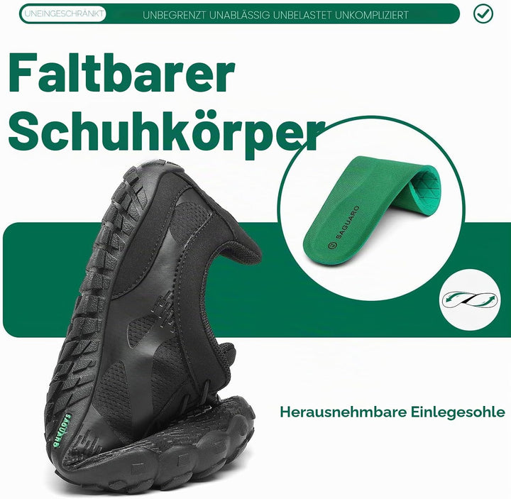 SAGUARO Barfussschuhe Herren Damen Outdoor Sport Fitnessschuhe Traillaufschuhe Gr.35-48 38 EU Modisc