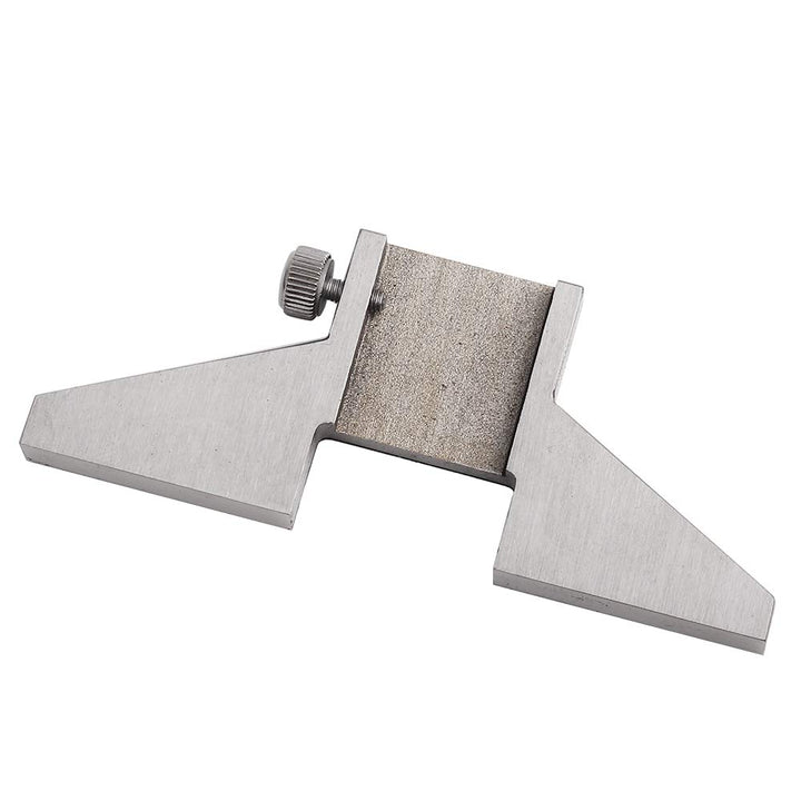 Bremssattel-Tiefenbasis, 7 x 0,8 x 3 cm Stahl-Tiefenmesser-Basis Messschieber-Tiefenmesser-Zubehör f