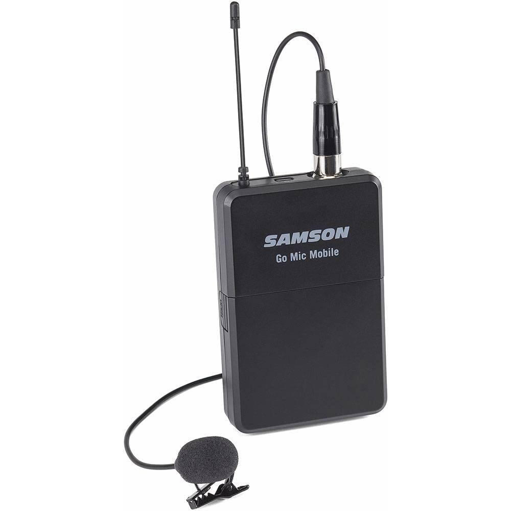 SAMSON LM8 - Omnidirectional Lavalier Microphone with a Miniature Condenser Min Capsule - Black Nur
