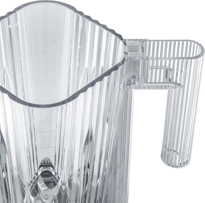 Alessi Plissé MDL09 W - Standmixer mit Abgestufter Karaffe, Thermoplastisches Harz, Europäischer Ste