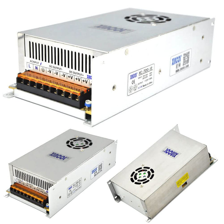 XINCOL AC-DC SMPS AC 110V/220V zu DC 12V 60A 720W LED Schalter Transformer Netzteil für LED-Streifen