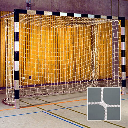 Handballtornetz Handball Fussball Kleinfeld Tornetz 3,10 x 2,10 m Tiefe Oben 0,80 / unten 1,00 m, PP