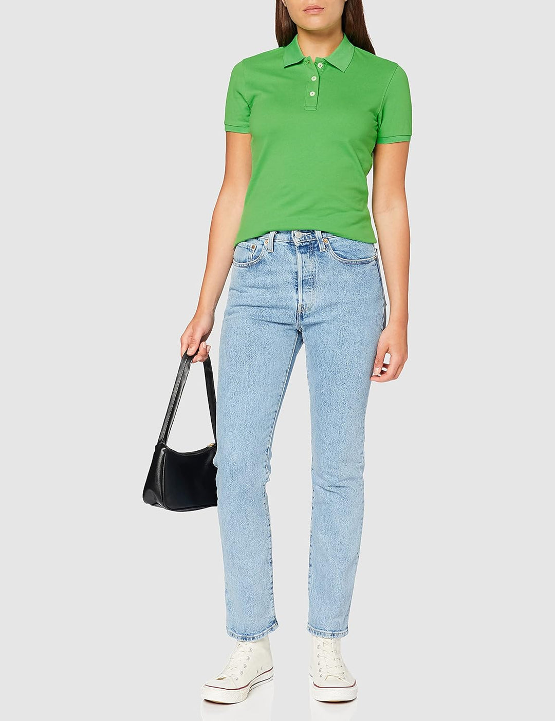 Clique Damen Premium Polo Shirt Polohemd S Grün (Apfelgrün), S Grün (Apfelgrün)
