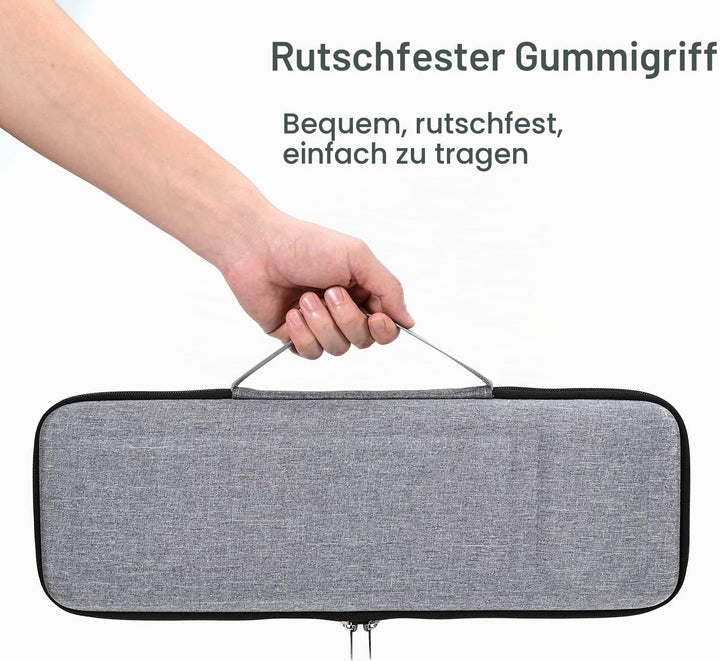 RAIACE Hartschalenkoffer für Apple Magic Keyboard + Magic Mouse Steht nur der Koffer. - Grau (graues