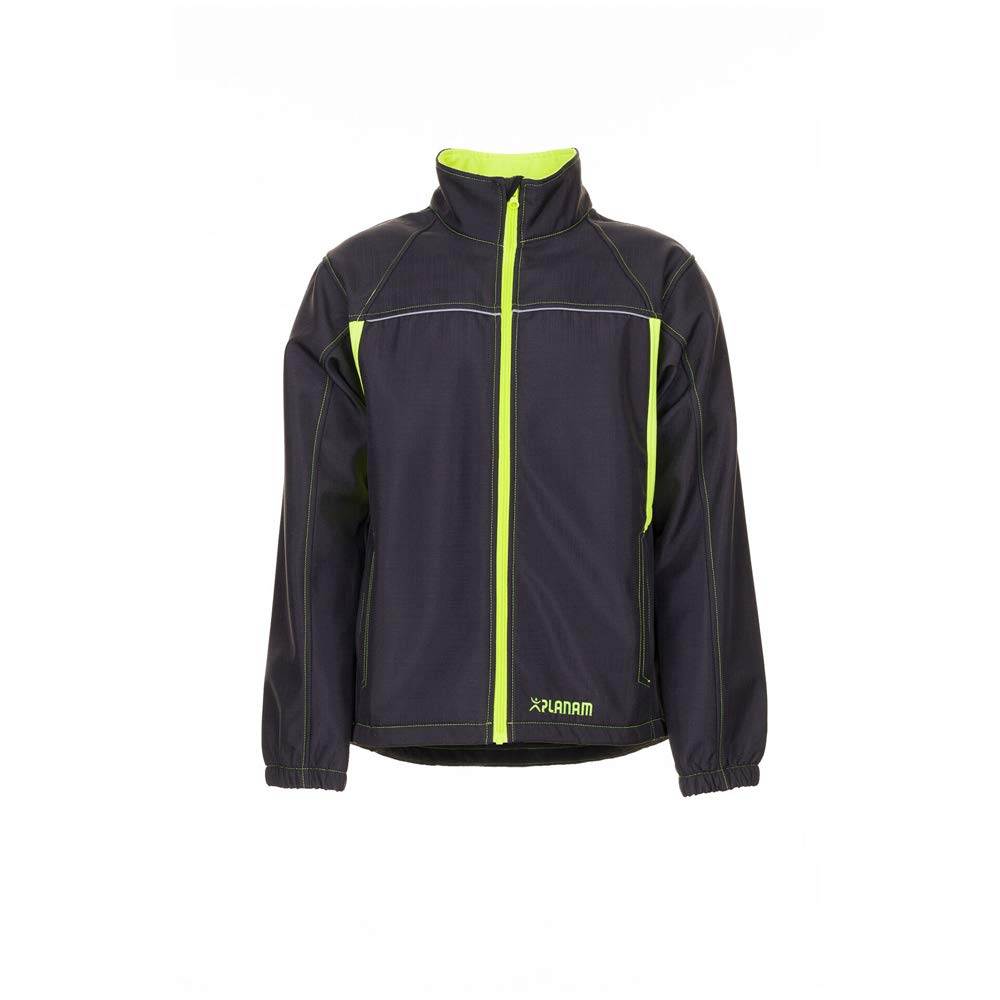 Planam Grösse XS Unisex Basalt Neon Softshelljacke anthrazit gelb Modell 6290 Anthrazit/Gelb XS, Ant