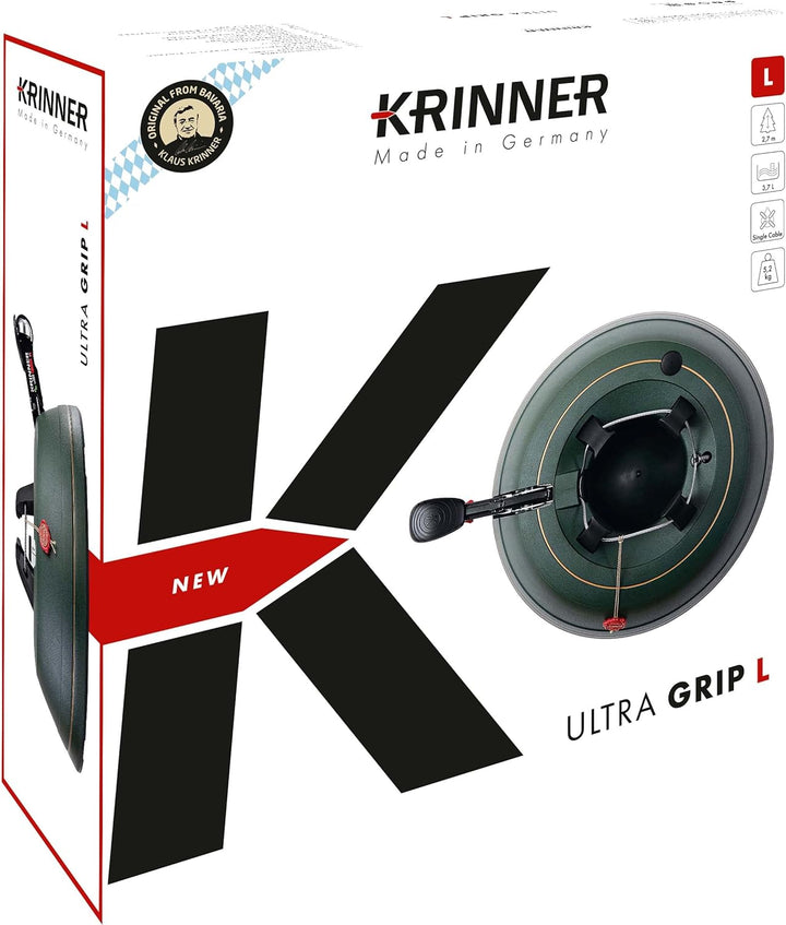 Krinner Ultra Grip L Christbaumständer Weihnachtsbaumständer, Kunststoff, Grün, 37