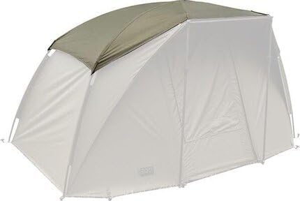 Fox EOS Pro Bivvy Dampfkappe für 2 Personen, grün, Karpfenangeln, Biwak-Kappe, für zusätzlichen Schu