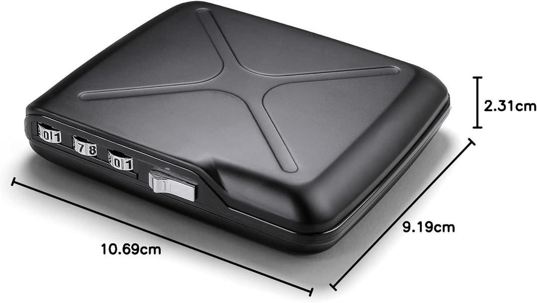 OGON Aluminium-Code-Geldbörse Code Wallet - Der Pocket Safe – Anti-RFID Kartenhalter – Kapazität für