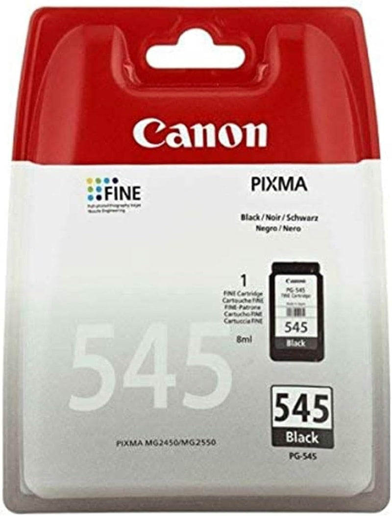 Canon Originaltinte PG 545, Grösse Standard, Schwarz, Plastikverpackung (alte Version) Schwarz Stand