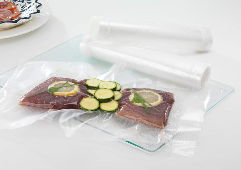 FoodSaver, wiederverwendbare Vakuumbeutel | für FoodSaver Lebensmittel-Vakuumierer | BPA-frei | 4 Ro