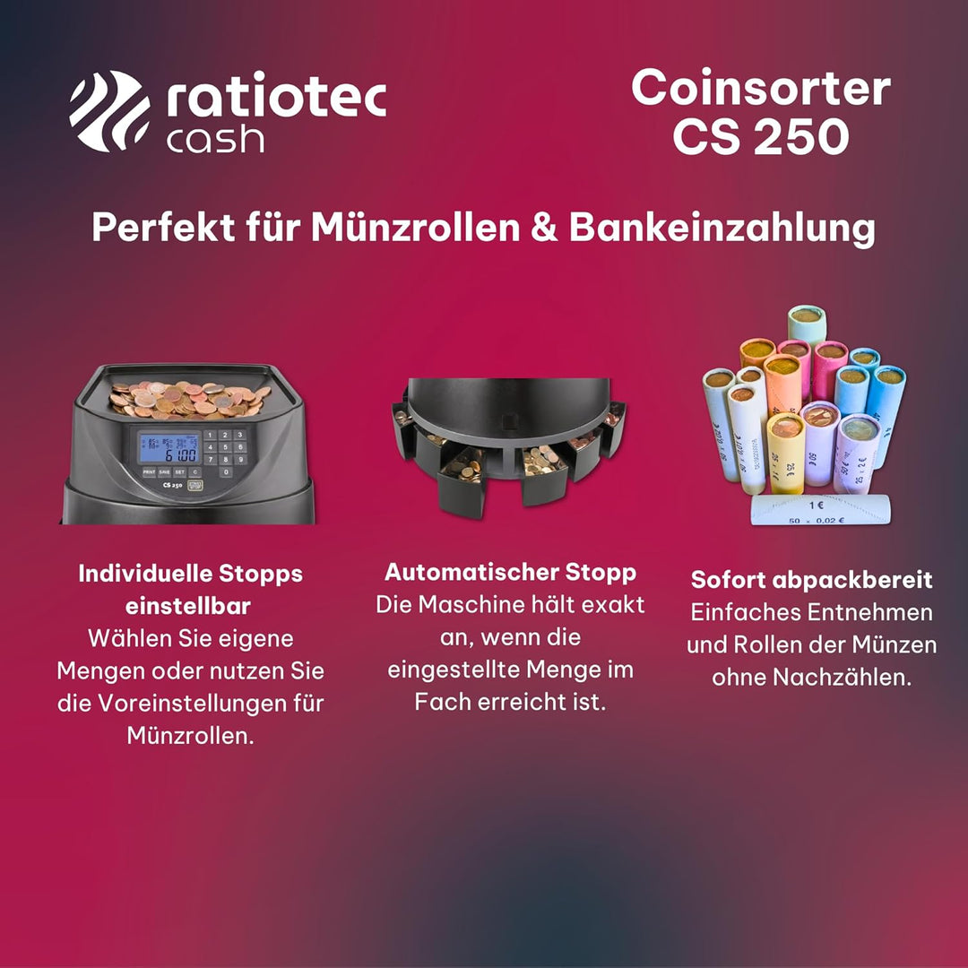 ratiotec 00946344 Coinsorter CS 250
