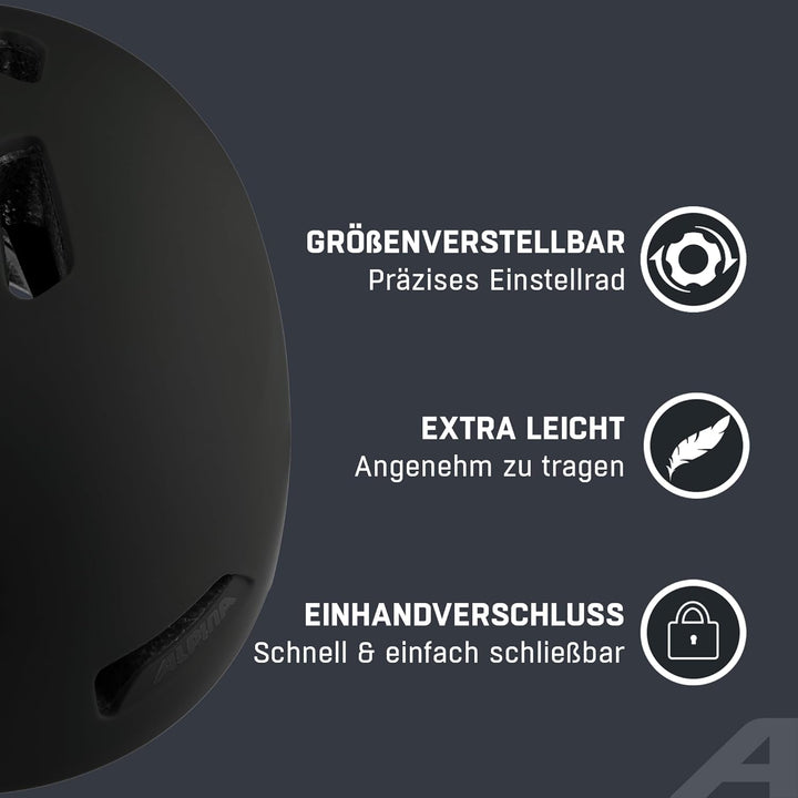 Alpina HAARLEM - Robuster, sicherer und Individuell Anpassbarer &amp; Leichter Urban Fahrradhelm Für Erw