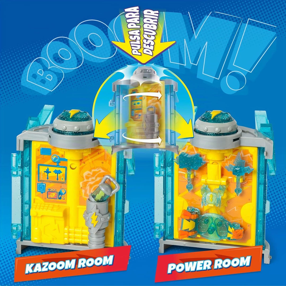 SUPERTHINGS Secret Base Kazoom Power - Geheime Guard von Kazoom Power inkl. 1 x Kazoom Kid und 1 x E