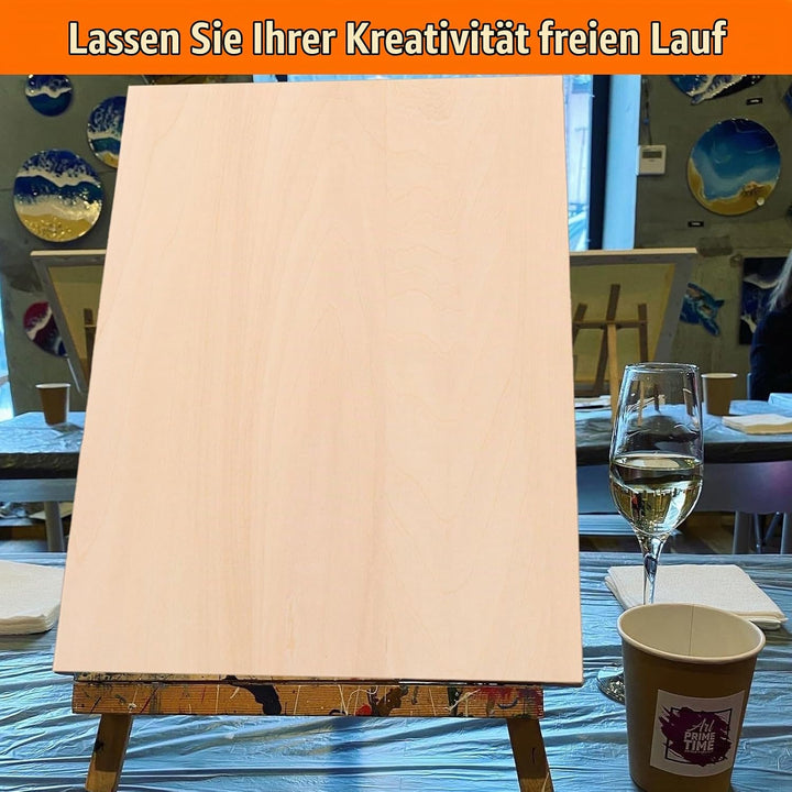 JMIATRY 20 Stück Sperrholzplatte 2mm, Lindenholzplatten 30 x 21cm, Holzplatten zum Basteln für DIY,
