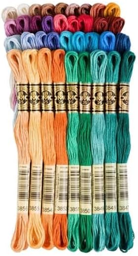 DMC Stickgarn und Stickgarn, 8 m, Goldfarben, 27 Stück 8.7 Yards "Gold" – 27 Stück, 8.7 Yards "Gold"