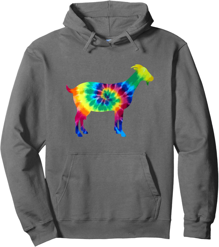 Ziege Tie Dye Vintage Hippie Bauer Ziege Pullover Hoodie