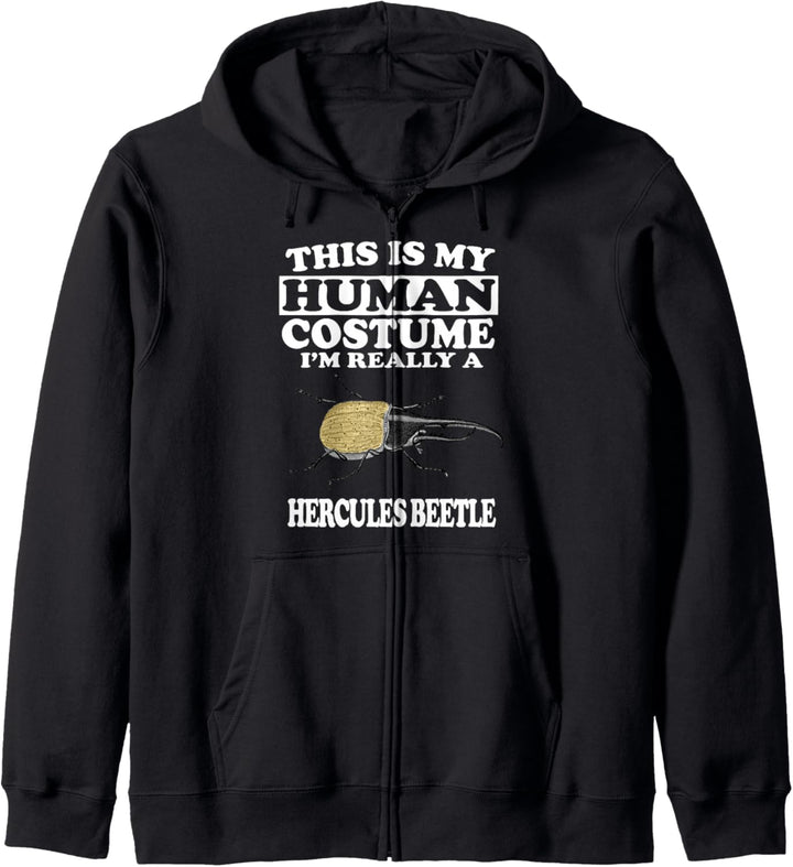 This Is My Human Costume I'm Really A Hercules Beetle Kapuzenjacke