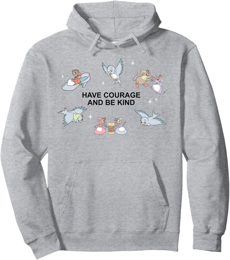 Disney Cinderella Animals Courage And Kindness C1 Pullover Hoodie