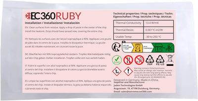 EC360® Ruby 13,4W/mK Wärmeleitpaste (10g), 10g