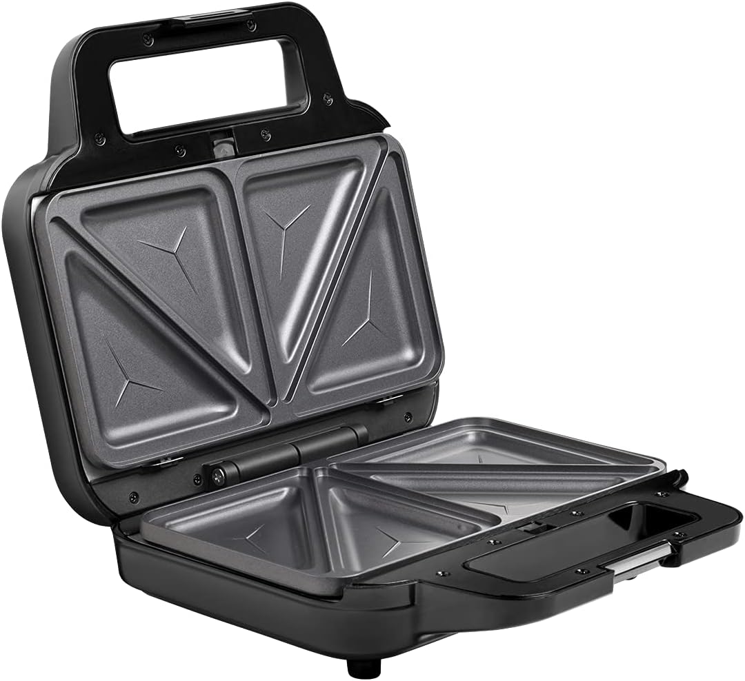 CONCEPT Hausgeräte Sandwichmaker mit austauschbaren Platten 4 in 1 SV3070, 900 W, schwarz