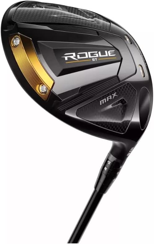 Callaway Golf Rogue ST Max Driver Links 65 g (weiss) Steif 9 Grad, Version 2022, Links 65 g (weiss)