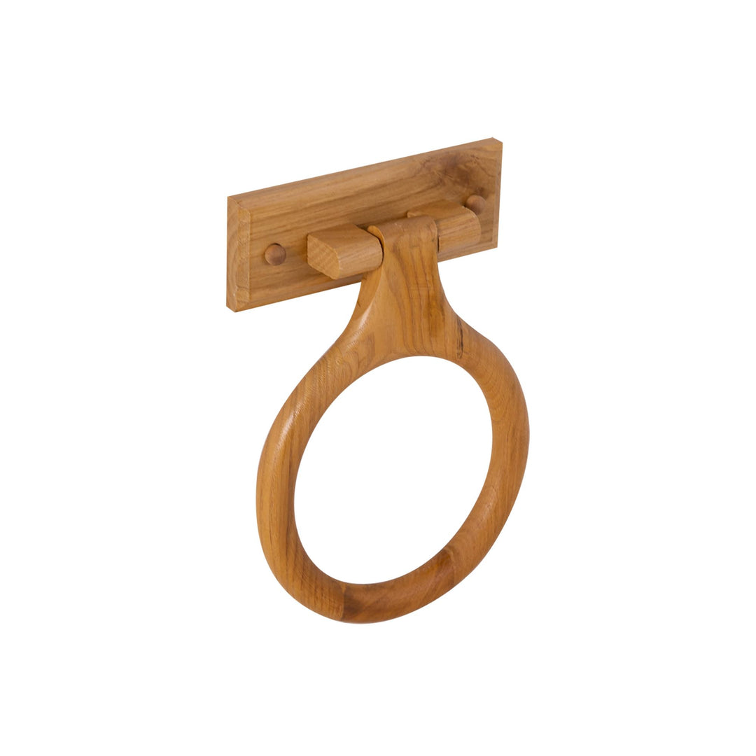 Design House 561191 Dalton Handtuchring, Wandmontage, Badaccessoire, Eiche Honigholz, Honigeiche, On
