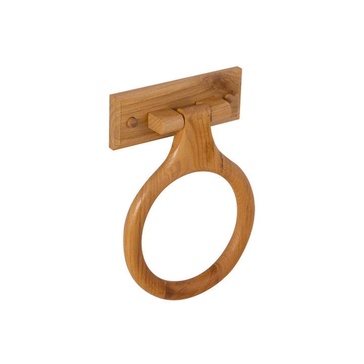 Design House 561191 Dalton Handtuchring, Wandmontage, Badaccessoire, Eiche Honigholz, Honigeiche, On