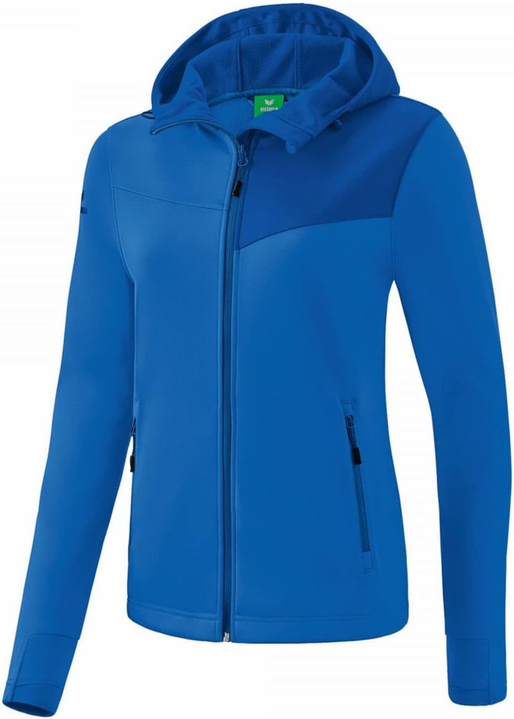 Erima Damen Performance Softshell Jacke, 34 New Royal/True Blue