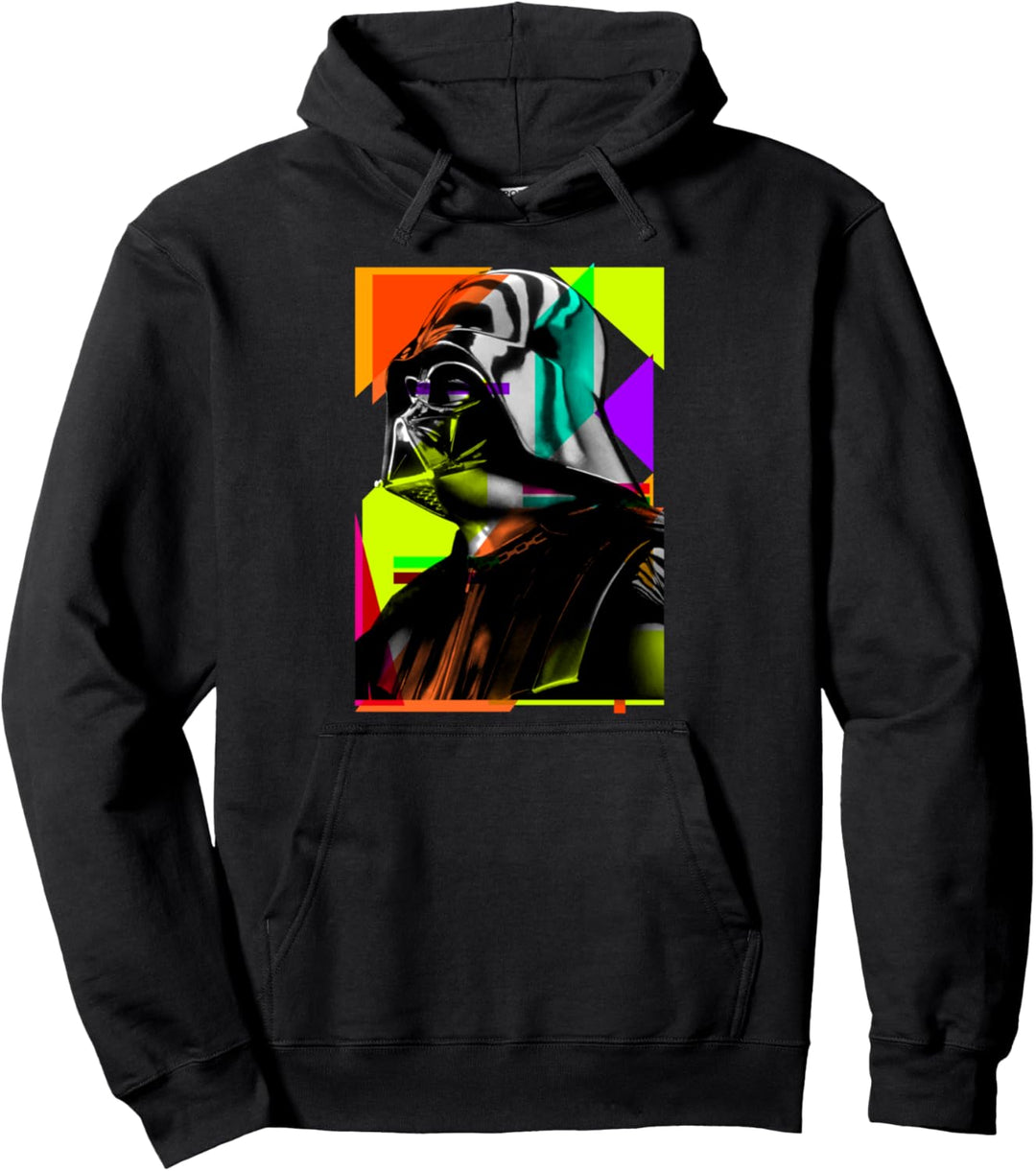 Star Wars Darth Vader Neon Pop Triangle Portrait Pullover Hoodie
