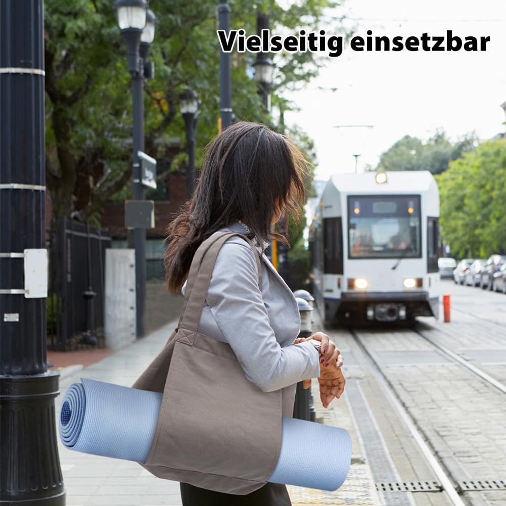 Yoga-Tragetasche, Gro?e Kapazit?t Tragbare Yoga-Matten-Tragetasche Yoga-Pilates-Mattentasche Gro?e U
