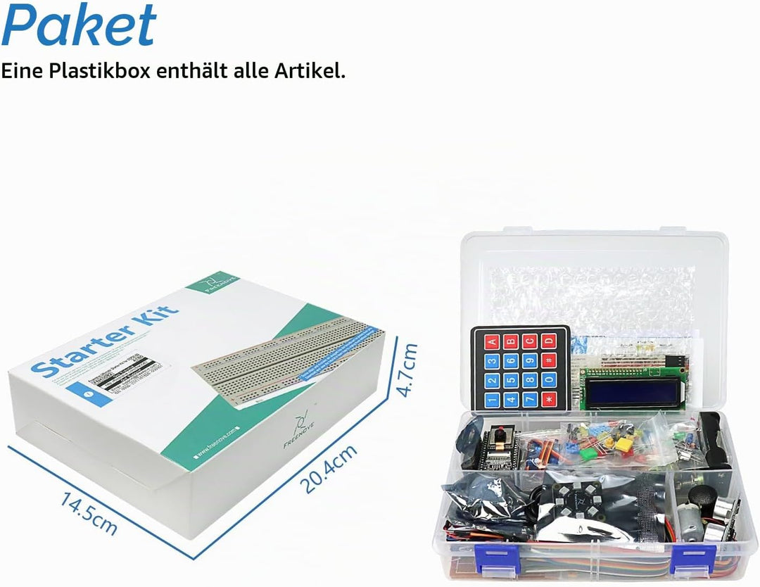FREENOVE Ultimate Starter Kit for ESP32-S3-WROOM (Included) (Compatible with Arduino IDE), Onboard C