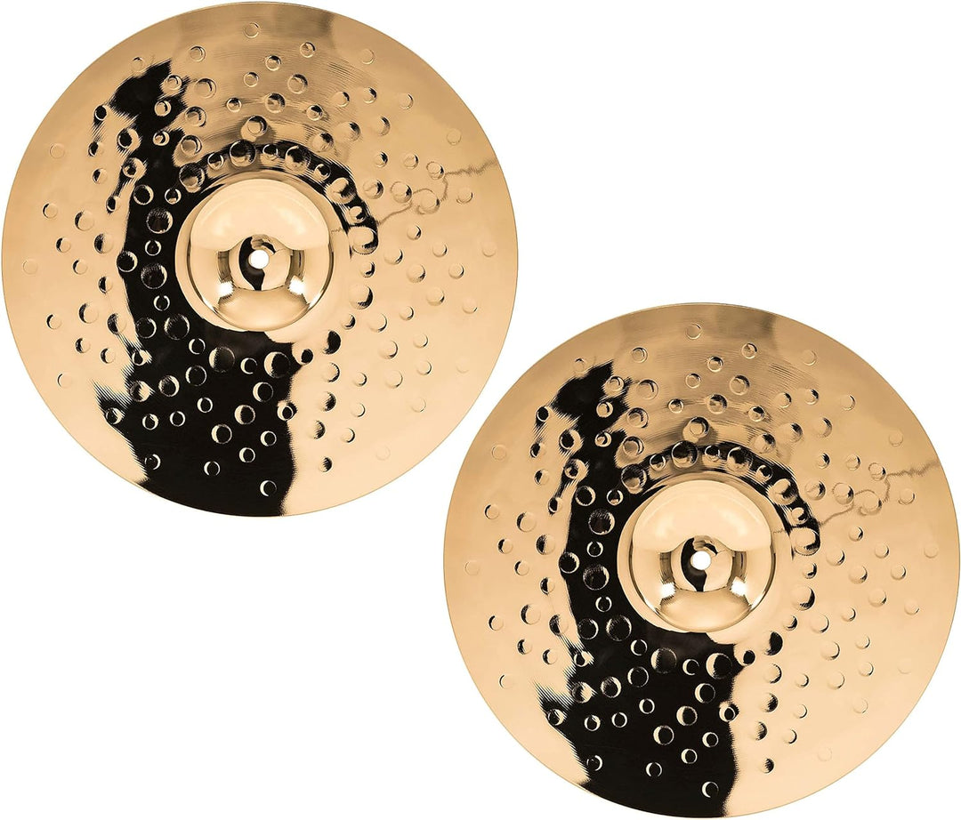 Meinl Cymbals Classics Custom Brilliant Hihat Medium 14 Zoll (Video) Schlagzeug Becken – Paar – (35,
