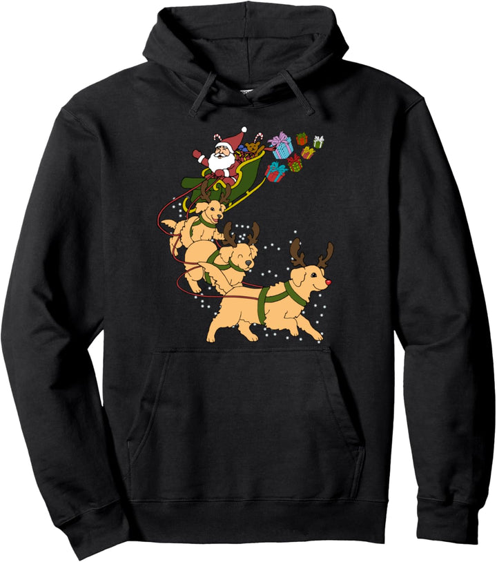 Golden Retriever Weihnachts Pullover Hoodie