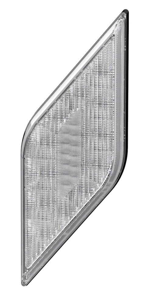 HELLA - Blinkleuchte - Shapeline Style - LED - 12/24V - geschraubt/Einbau - Lichtscheibenfarbe: glas