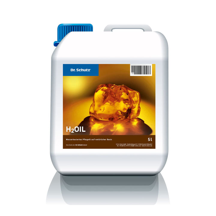 Dr. Schutz H2Oil Parkett Öl wasserbasiert 5 L | seidenmatte Optik | Auffrischung aller geölten Holzb
