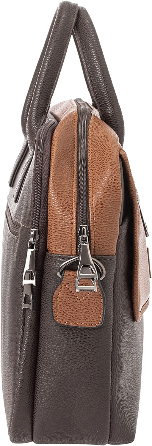 Redbridge Herren Schultertasche Messenger Bag Umhängetasche Kunstleder Braun, Braun