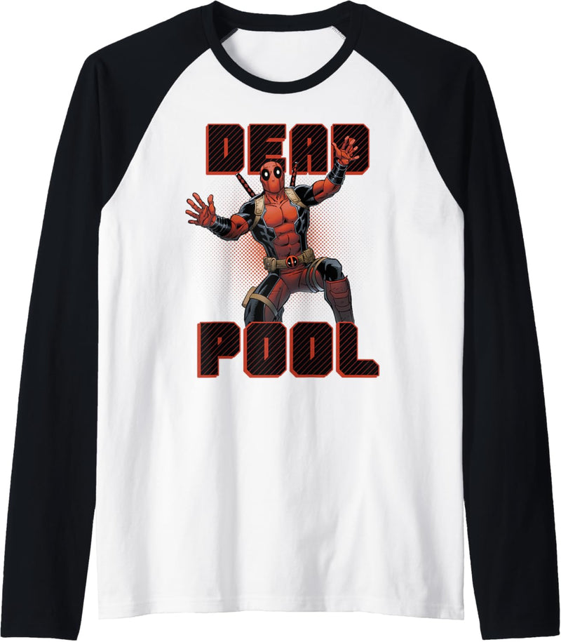 Marvel Deadpool All Hands Up Raglan