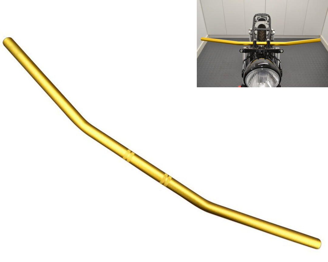 Motorrad Lenker Widerstand Stange 7/8" 22mm Für Streetfighter Scrambler Massgefertigt Fahrrad Flach