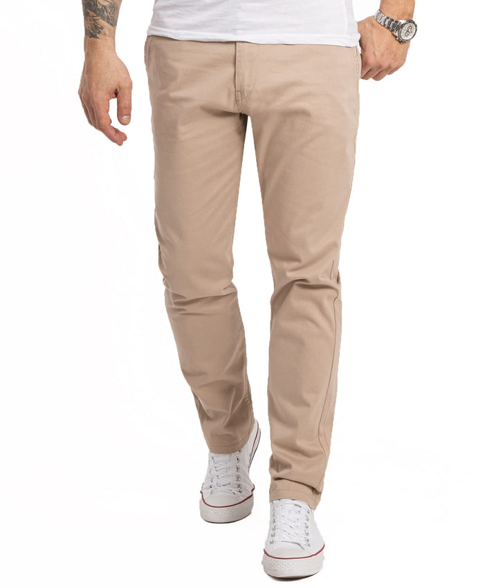 Indumentum Chino Hose Basic Regular Fit IR-506 29W / 30L Beige, 29W / 30L Beige