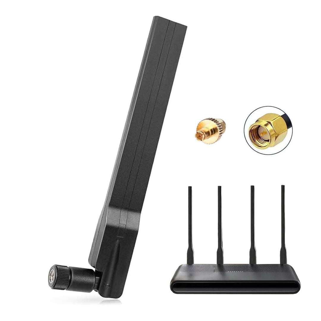 Maswell 4G LTE 5G NR Extern Antenne | 600-6000 MHz | 2dBi Nicht für Geschwindigkeitswettbewerbe | Wi