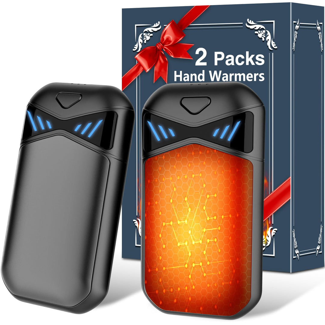 Handwärmer Elektrisch Wiederverwendbar 2er-Pack,7000mAh Magnetisch Taschenwärmer aufladbar Hand Warm